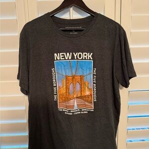 Aeropostale grey NY tee